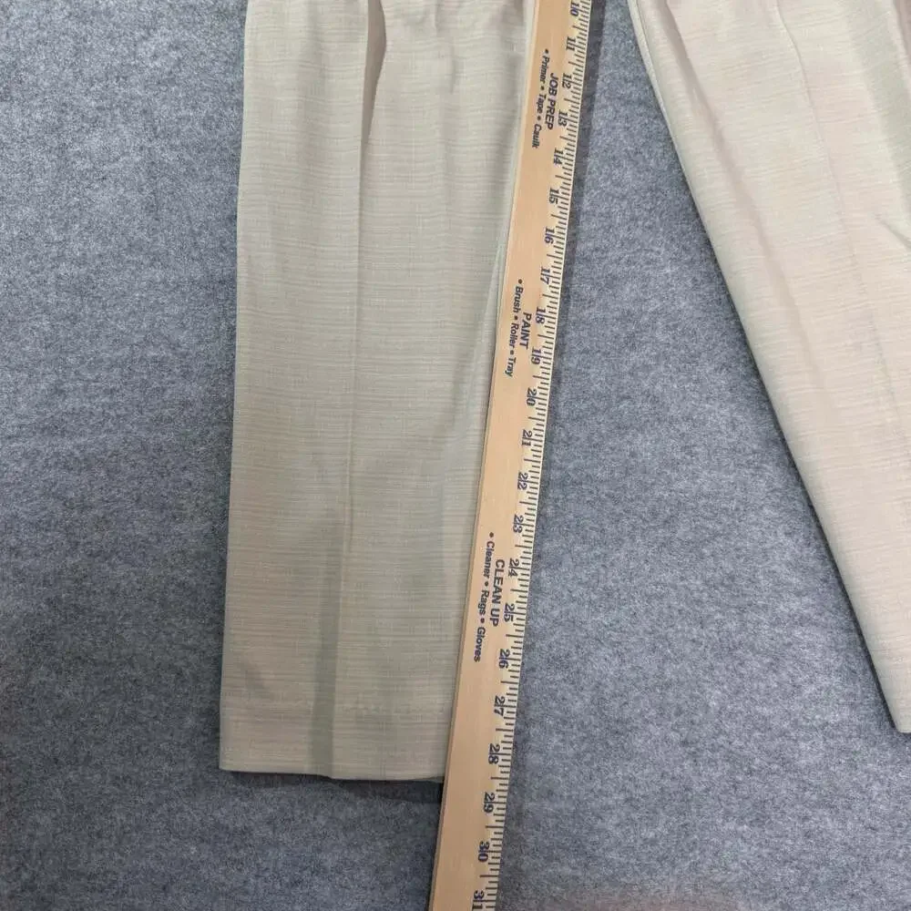 Calvin Klein Slim Fit Stretch 3-Piece Suit in Natural Linen